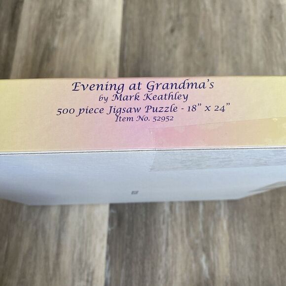 Sunsout evening at grandma's 500 pc jigsaw puzzle 18"x24" Complete - Picture 4 of 5